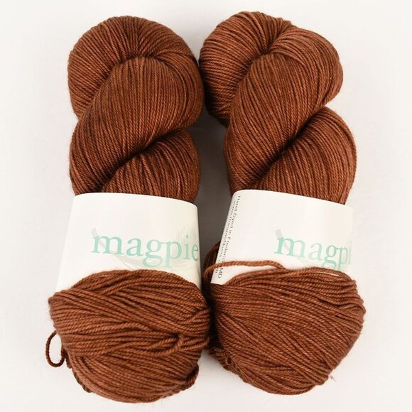 Magpie Fibers Swanky Sock Yarn 2 Skeins SW Merino Cashmere Nylon Bad & Bougie